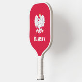 Polnischer Individuelle Name Roter Adler Polska Pickleball Schläger (Links)