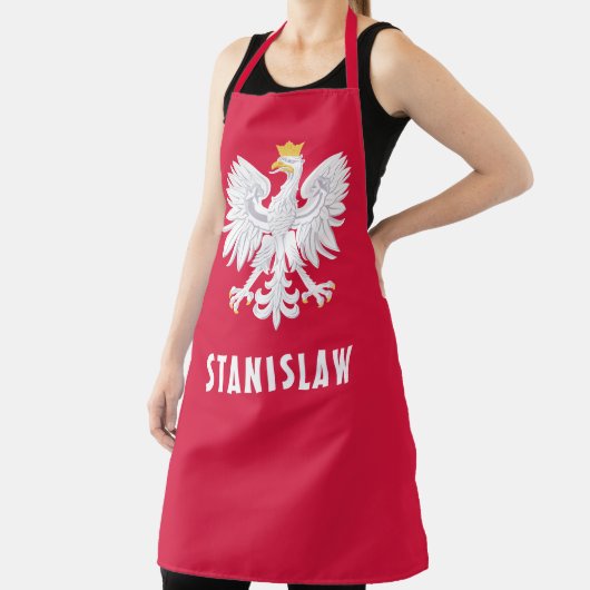 Polnischer Individuelle Name Roter Adler Polska Schürze (InSitu)
