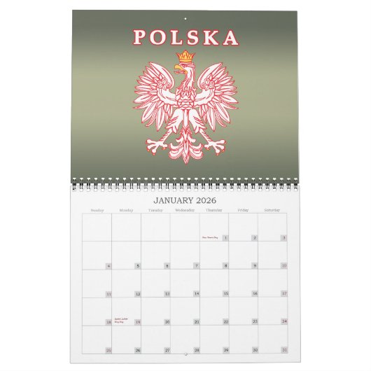 Polnischer Kalender (Jan 2026)