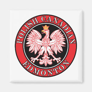 Polnischer Kanadier Eagle Edmontons Magnet