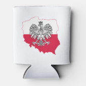 Polnischer Kartographiebeere Cooler Dosenkühler (Vorderseite)