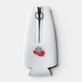 Polnischer Kartographiebeere Cooler Flaschenkühler (Rückseite)