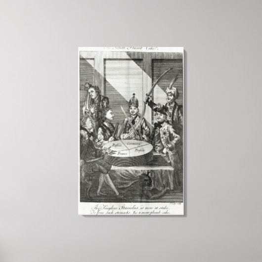 Polnischer Kuchen, c.1772 Leinwanddruck (Vorderseite)