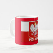 Polnischer Logocoffee-Tasse Kaffeetasse (Vorderseite Links)