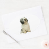 Polnischer Lowland Sheepdog (PON) - A Ovaler Aufkleber (Umschlag)