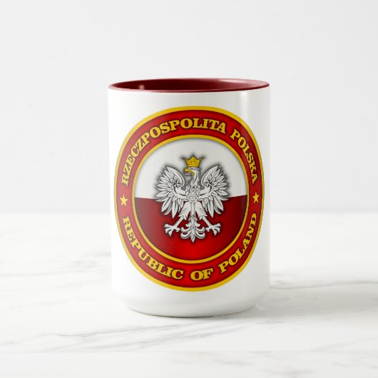 Polnischer Medallion Apparel Tasse (Zentrum)
