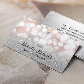 Polnischer Nageltechniker Silver Salon Visitenkarte