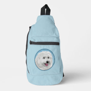 Polnischer Niederungshund Malerei Originale Hunde Crossbody Bag
