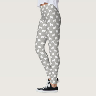 Polnischer Niederungshund PON Hund Silhouetten Leggings
