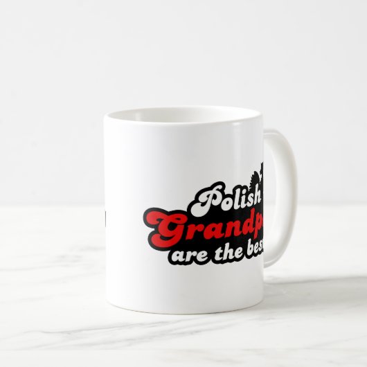 Polnischer Opa Kaffeetasse (VorderseiteRechts)