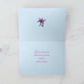 Polnischer Ostersegen, Wildblumen Feiertagskarte (Innenseite)