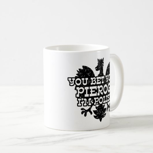 Polnischer Pierogi Kaffeetasse (VorderseiteRechts)