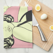 Polnischer Pierogi Kielbasa Polen Geschenk Geschirrtuch (Viertel Falte)