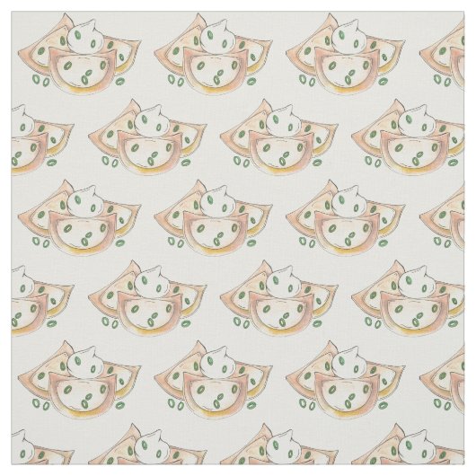 Polnischer Pierogies Dumpling Potato Pierogi Cuisi Stoff (Muster)