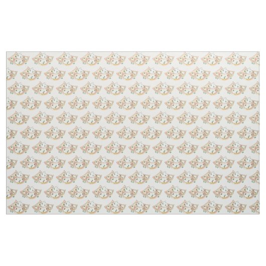 Polnischer Pierogies Dumpling Potato Pierogi Cuisi Stoff (Fat Quarter (45,7 x 55,9 cm))