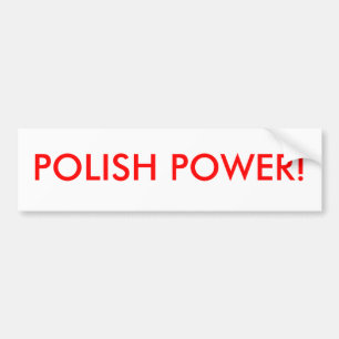 POLNISCHER POWER! AUTOAUFKLEBER