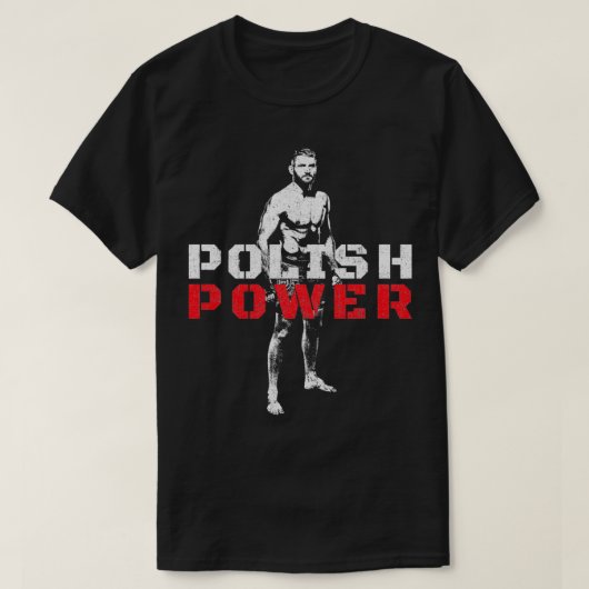 Polnischer Power Jan Blachowicz T-Shirt (Design vorne)