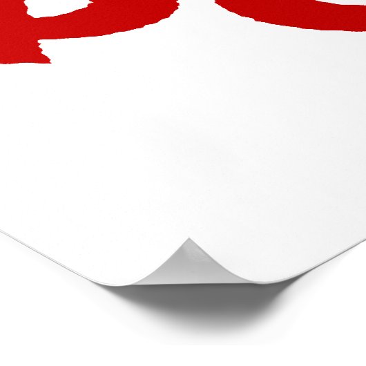 Polnischer Power Poster (Ecke)