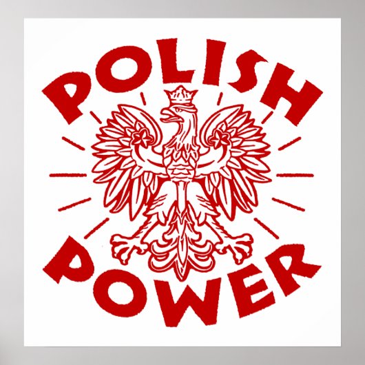 Polnischer Power Poster (Vorne)