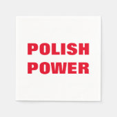POLNISCHER POWER SERVIETTE (Vorderseite)