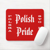 Polnischer Pride Polska Sto Lat Mousepad (Mit Mouse)