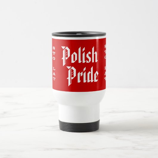 Polnischer Pride Polska Sto Lat Reisebecher (Mittel)