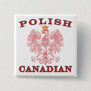 Polnischer Rotadler Button