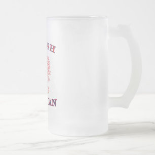 Polnischer Rotadler Mattglas Bierglas