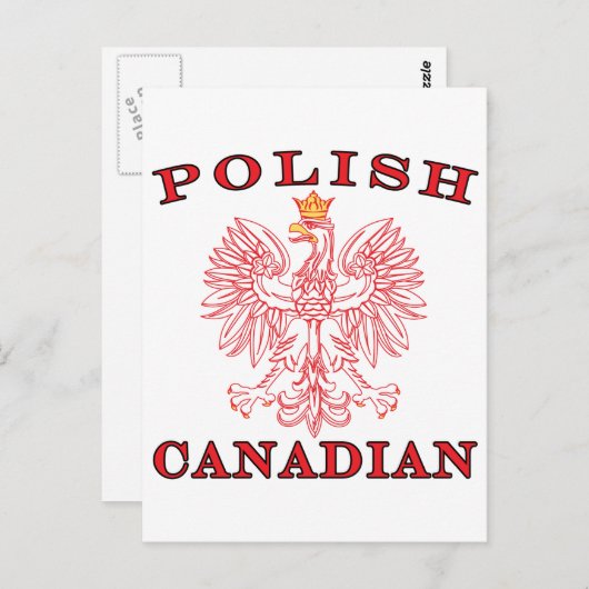 Polnischer Rotadler Postkarte (Vorne/Hinten)