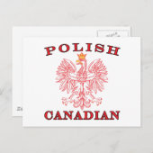 Polnischer Rotadler Postkarte (Vorne/Hinten)