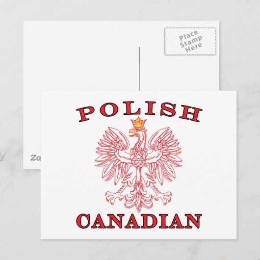Polnischer Rotadler Postkarte (Vorne/Hinten)