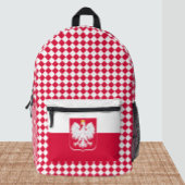 Polnischer Rucksack, polnische Flagge Bedruckter Rucksack