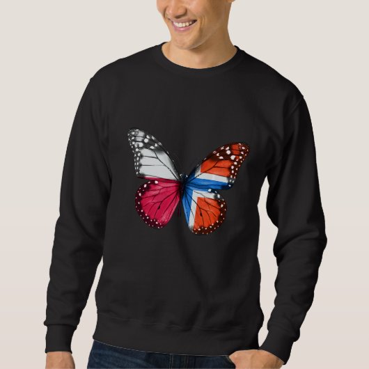 Polnischer Schmetterling Sweatshirt (Vorderseite)