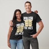 Polnischer Sixpack Funny Pierogi Food Lover Gesche T-Shirt (Unisex)