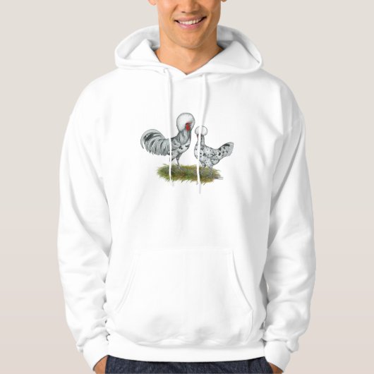 Polnischer Splash Chickens Hoodie (Vorderseite)