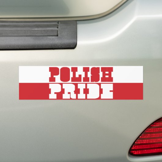 Polnischer Stolz Autoaufkleber (Auf Auto)