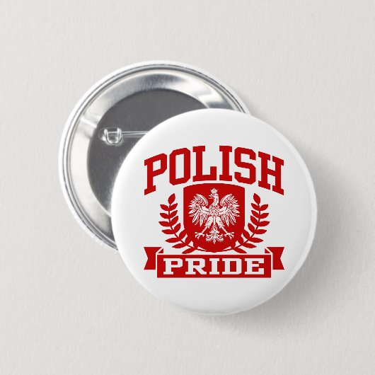 Polnischer Stolz Button (Vorne & Hinten)