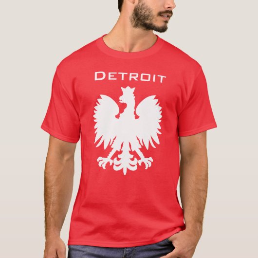 Polnischer Stolz Detroits T-Shirt (Vorderseite)