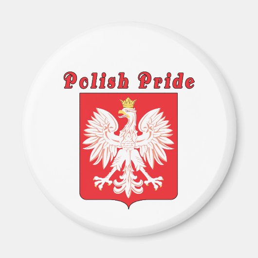 Polnischer Stolz Eagle Magnet (Vorne)