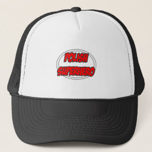 Polnischer Superheld Truckerkappe