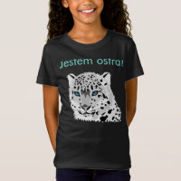 Polnischer T - Shirt "Biały Lampart "