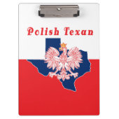 Polnischer Texanadler Klemmbrett (Vorderseite)