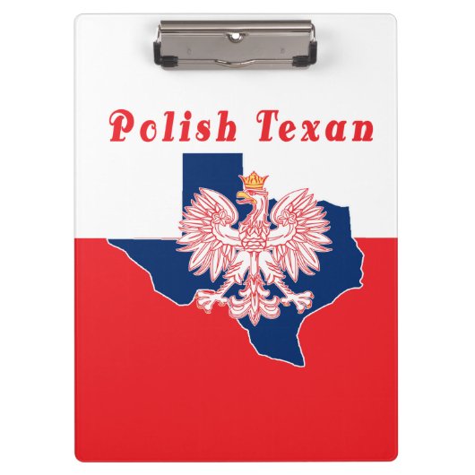 Polnischer Texanadler Klemmbrett (Vorderseite)