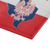 Polnischer Texanadler Schneidebrett (Ecke)