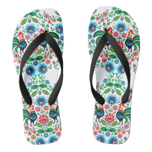 Polnischer traditioneller Ornament High-Top Sneake Badesandalen