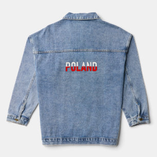 Polnischer Unabhängigkeitstag Polen Jeansjacke