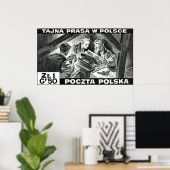 Polnischer Untergrund des Zweiten Weltkriegs Poster (Heimbüro)