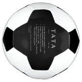 Polnischer Vater - Geschenk für TATA - Schwarz Fußball (Gedreht)