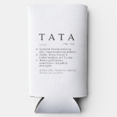 Polnischer Vater Geschenk - TATA Definition Tumble Selters Dosenkühler (Vorderseite)