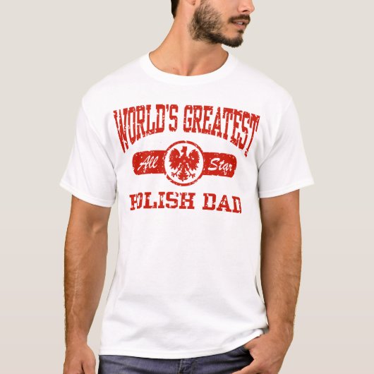 Polnischer Vater T-Shirt (Vorderseite)